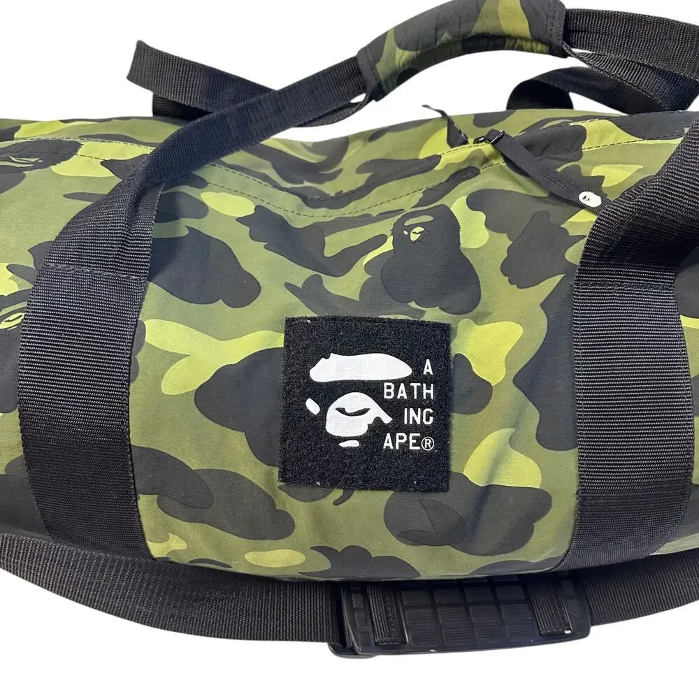 Bape Green Camo Medium Carry On Duffle Bag